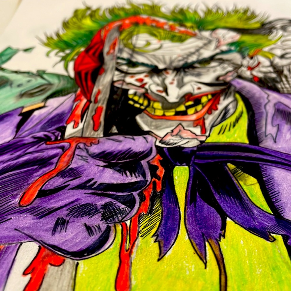 Custom art by Sketch Adames with frame 8x11